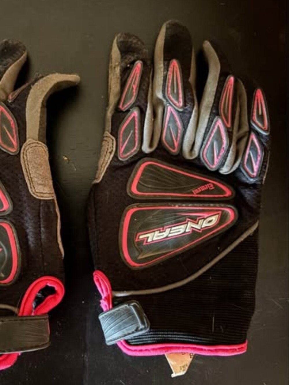 O'Neal Women's Riding Gloves, size 8, Pink and Black